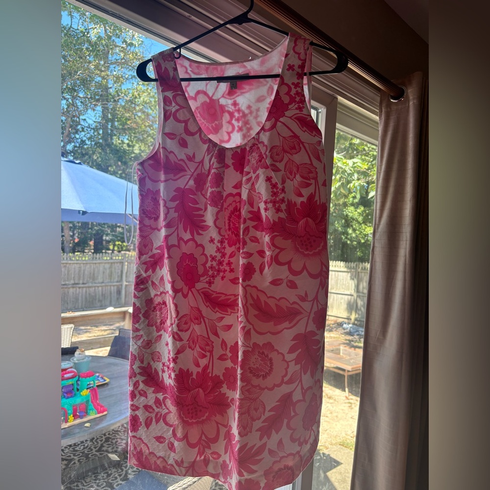 Southern Tide Pink and White Dress
